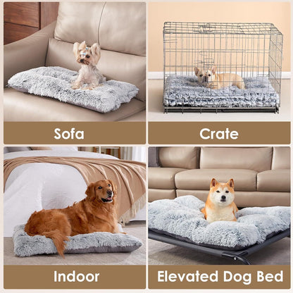 Dog Bed Soft Pet Cushion Large Dog Crate Puppy Cat Mattress Washable Pad Mat Xl