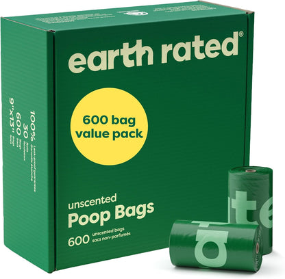 Earth Rated Dog Poo Bags, Guaranteed Leak Proof and Extra Thick Waste Bag Refill Rolls for Dogs, Lavender Scented, 270 Count