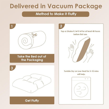 Dog Bed Soft Pet Cushion Large Dog Crate Puppy Cat Mattress Washable Pad Mat Xl