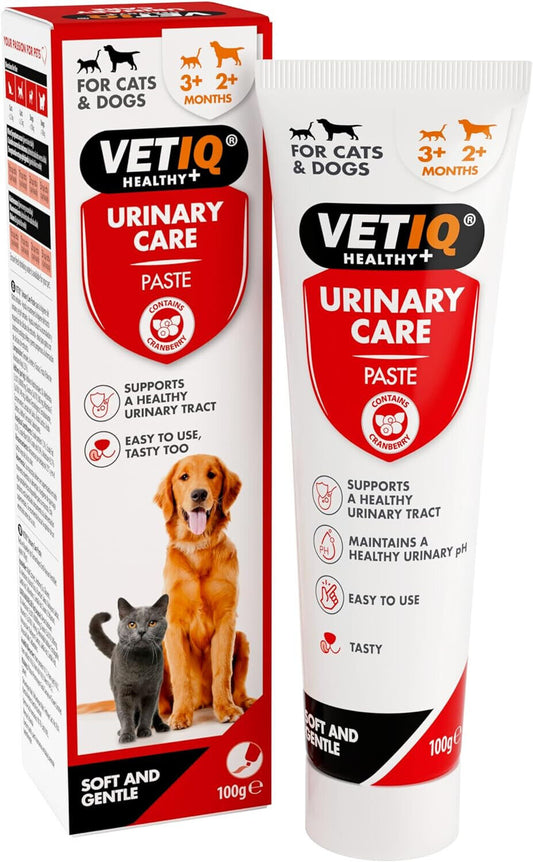 VETIQ Urinary Care Paste 100G Dog and Cat Urinary Supplement
