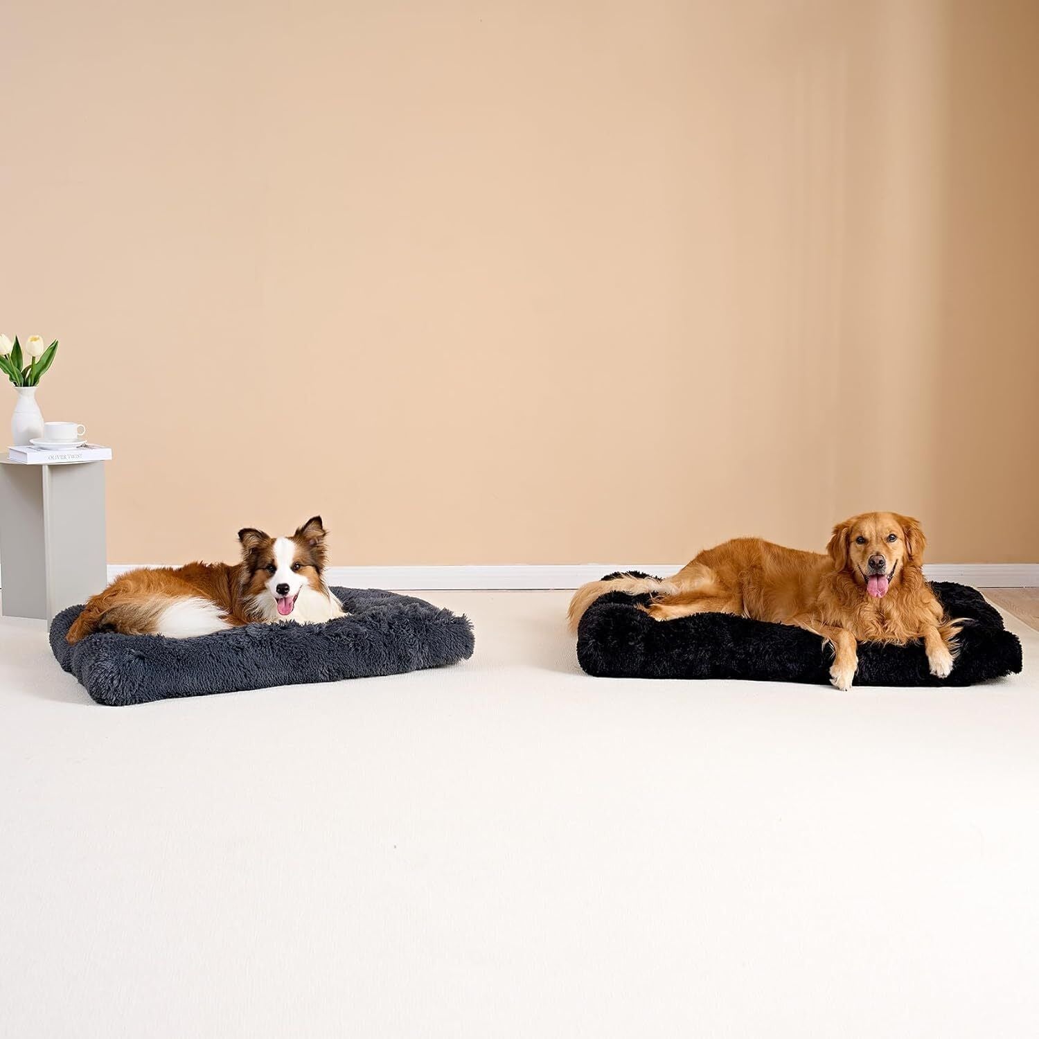 Dog Bed Soft Pet Cushion Large Dog Crate Puppy Cat Mattress Washable Pad Mat Xl