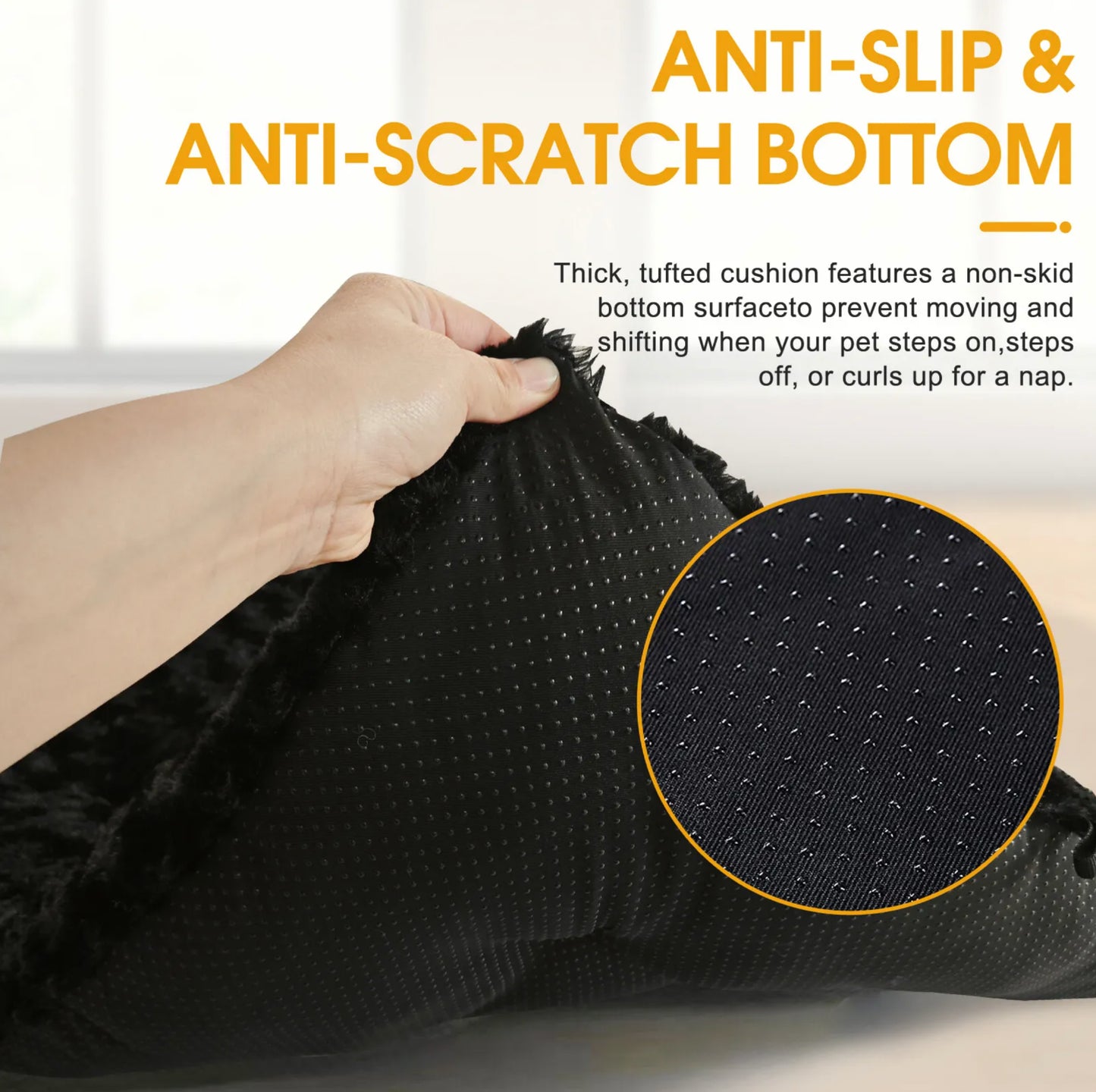 Dog Bed Soft Pet Cushion Large Dog Crate Puppy Cat Mattress Washable Pad Mat Xl