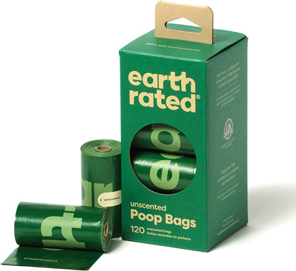 Earth Rated Dog Poo Bags, Guaranteed Leak Proof and Extra Thick Waste Bag Refill Rolls for Dogs, Lavender Scented, 270 Count